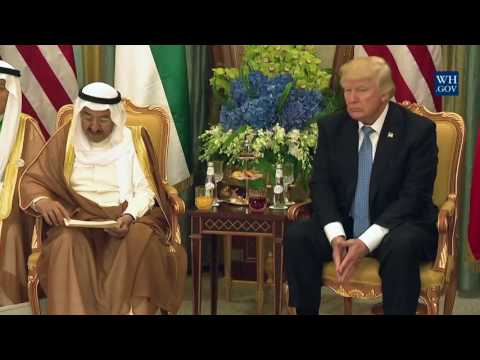 President Trump Participates in a Bilateral Meeting with the Amir of Kuwait