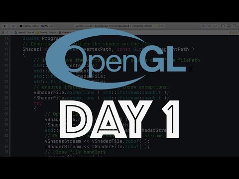 Creating A Modern OpenGL Game Engine Day 1