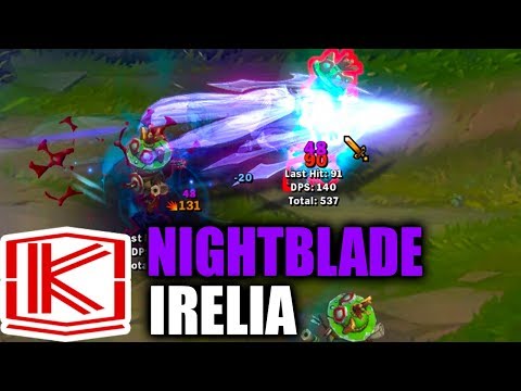 NIGHTBLADE IRELIA REWORK SKIN SPOTLIGHT - League of Legends