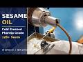 Sesame Oil Cold Press Machine Organic Cold Pressed Sesame Oil Extraction