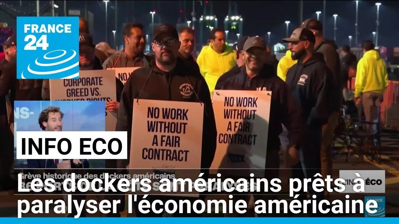 Les dockers américains prêts à paralyser l'économie américaine pour obtenir des augmentations
