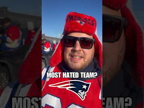 What team do New England Patriots fans HATE MOST??? #patriots #bills #jets #nfl #shorts