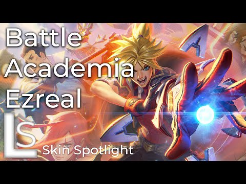 Battle Academia Ezreal - Skin Spotlight - Battle Academia Collection - League of Legends