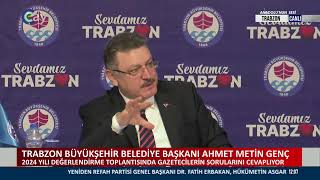 TRABZON BÜYÜKŞEHİR BELEDİYESİ 2024 YILI DEĞERLENDİRME TOPLANTISI  |  2