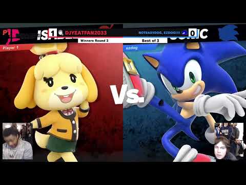 DJYEATFAN2033 (Wii Fit Trainer, Isabelle) vs Ezdog (Sonic) -  Losers Round 3  - Cornerstone #13
