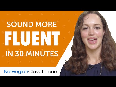 30 Minutes of Norwegian Conversation Practice to Sound More Fluent