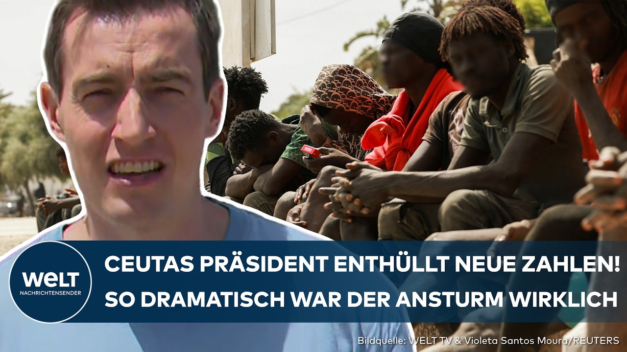CEUTA: Migrantenansturm war dramatischer als gedacht! Regionalpräsident korrigiert Zahlen nach oben