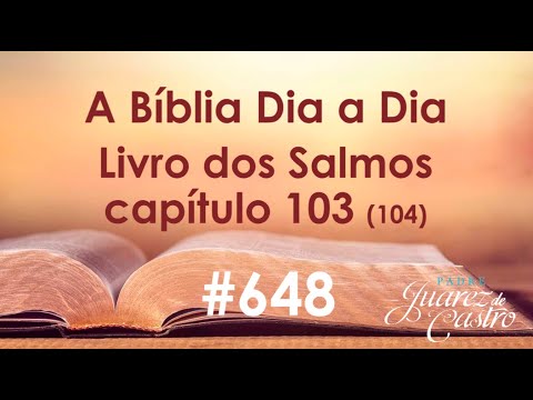 Curso Bíblico 648 - Livro dos Salmos 103 (104) - Hino ao Criador - Padre Juarez de Castro