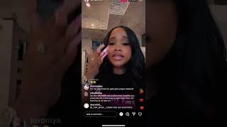 Stunna Girl Instagram Live | Spills ☕️on Zeus Lemon Pepper & Chinchila🤣