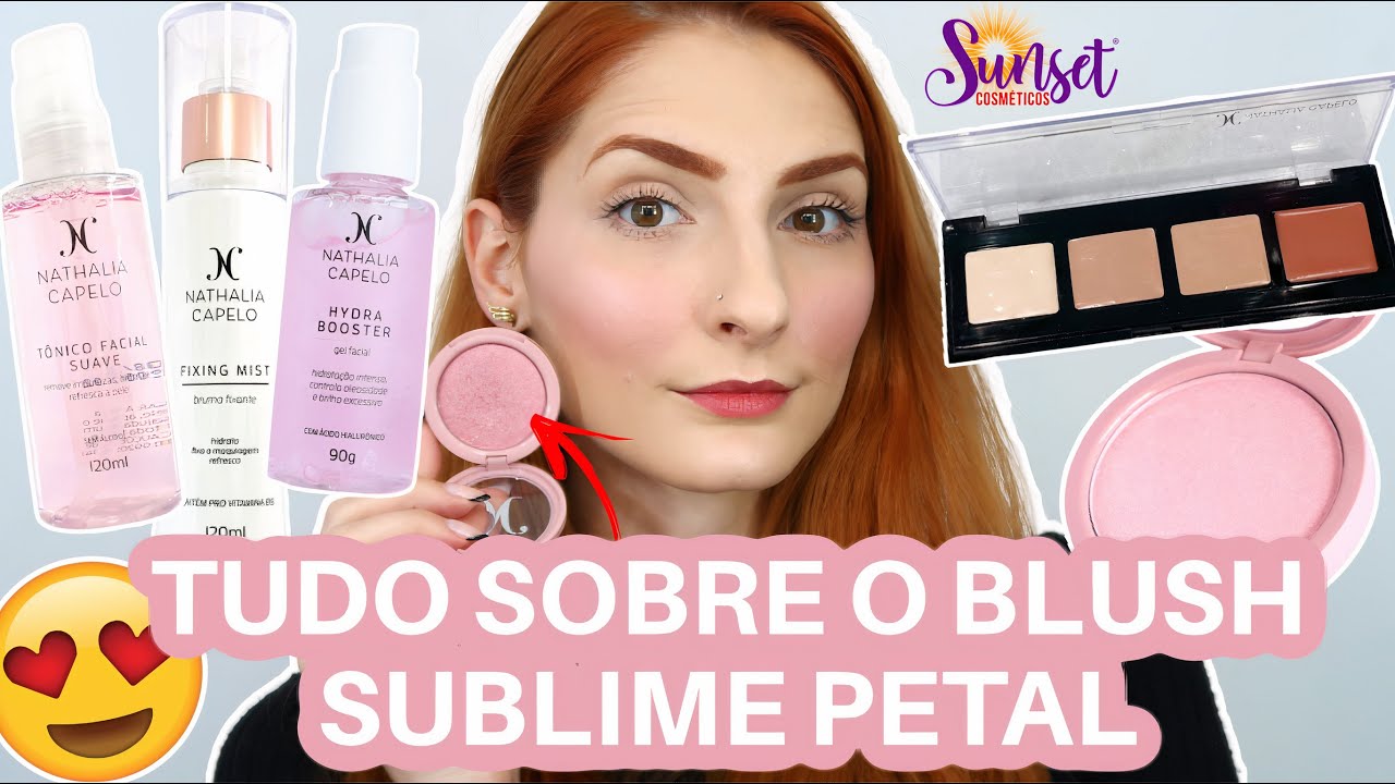 Preparação de Pele com Produtos Nath Capelo - Blush Sublime Petal
