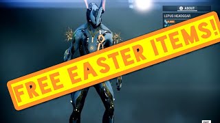 Free Easter Color Palette and Lepus Headgear! | Warframe PSA 2018