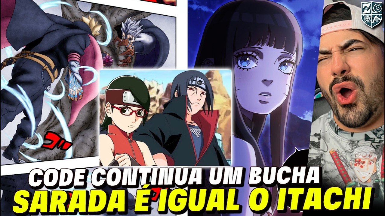 CODE CONTINUA UM BUCHA! Sarada segue caminho do Itachi - Boruto TBV 34 - Fred animes