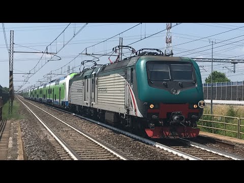 NCL Firenze Castello-Bologna San Donato E464 237+294 TN + ETR 521 S1 033 TN+034 TN ad Anzola Emilia