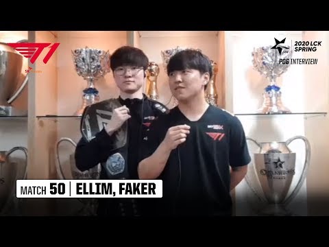 Interview with Ellim, Faker | T1 vs APK 03.26 | 2020 LCK Spring
