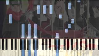 [The last Naruto the movie] Hoshi no Utsuwa Piano Synthesia Tutorial