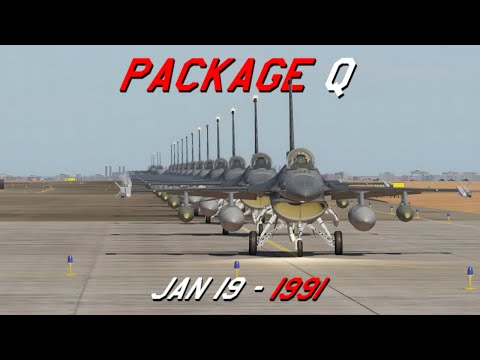 DCS: Package Q | The Largest F-16 Strike In History | Operation Desert Storm