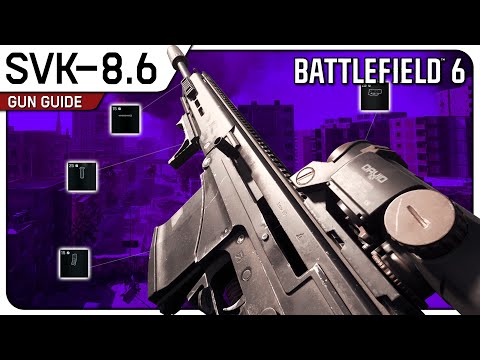 The SVK-8.6 is a 2 Shot, Counter-Sniping Monster in Battlefield 6!