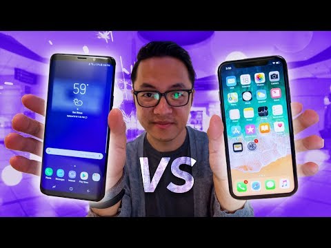 Samsung Galaxy S9 vs iPhone X