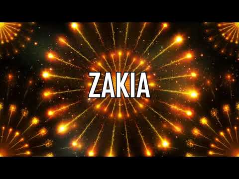 JOYEUX ANNIVERSAIRE ZAKIA