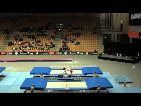 UEYAMA Yasuhiro (JPN) - 2015 Trampoline Worlds - Qualification TR Routine 2