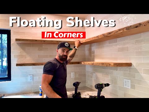 The Best Way to Install Floating Shelves || Insanely Easy