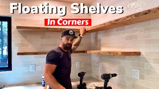 The Best Way To Install Floating Shelves || Insanely Easy