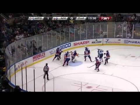 Winnipeg Jets @ New York Islanders Highlights 11/3/11