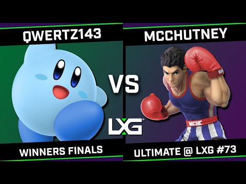 qwertz143 (Kirby/Mii Gunner) vs McChutney (Little Mac) - Smash Ultimate @ LXG 73 - Winners Finals