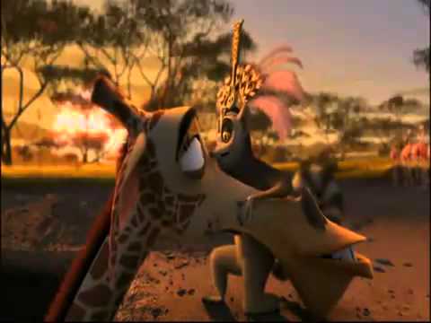 Fragment filmu: Madagaskar (król Julian o uwodzeniu)