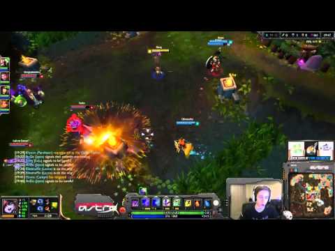 Bjergsen - Lulu vs Gragas Challenger Ranked solo queue mid