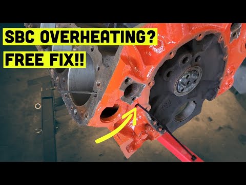 SBC Water Pump Bypass? Small Block Chevy Overheating Fix! 