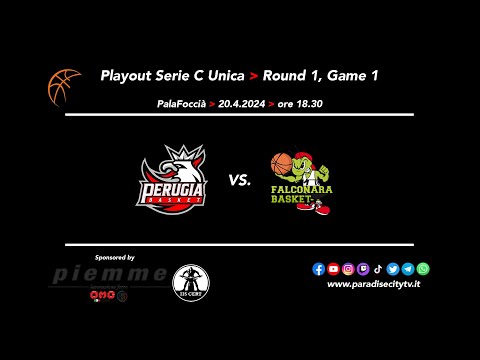 HIGHLIGHTS PLAYOUT SERIE C UNICA BASKET 2023-2024 - GAME 1 - PERUGIA BASKET vs. FALCONARA BASKET
