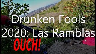 Crash on Drunken Fools Trail Las Ramblas