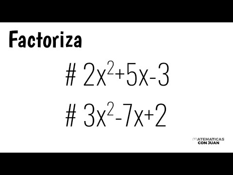 CÓMO FACTORIZAR POLINOMIOS DE LA FORMA ax^2+bx+c