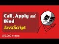 javaScript call apply and bind