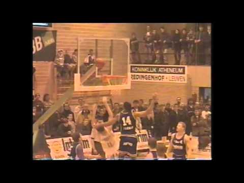 Cuva Houthalen - Leuven: 77-86 (13de speeldag 1995-1996)