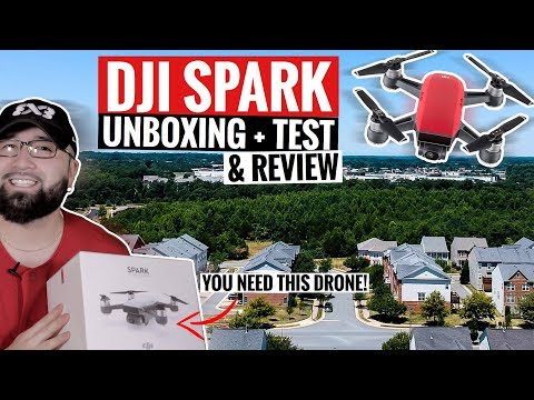 YOU NEED THIS DRONE! DJI Spark Fly More Combo Unboxing + Flight Test + Review