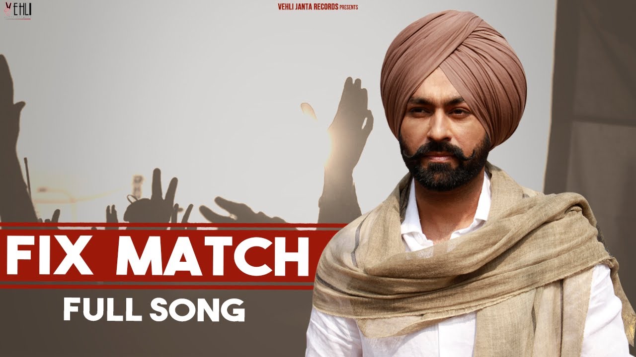 Fix Match lyrics (Full Song) | Tarsem Jassar | Vehli Janta Records | Latest Punjabi Songs 2020