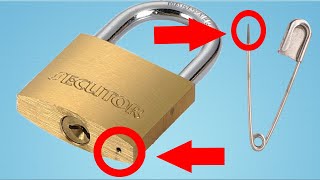 How to open lock without key
