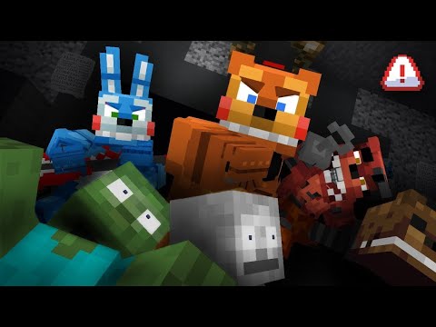 Monster School: Five nights at freddys 2 (FNAF 2)-Minecraft Animation [Reupload]