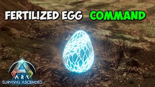 How To Summon ANY Fertilized Egg in ARK Survival Ascended | Spawn COMMAND