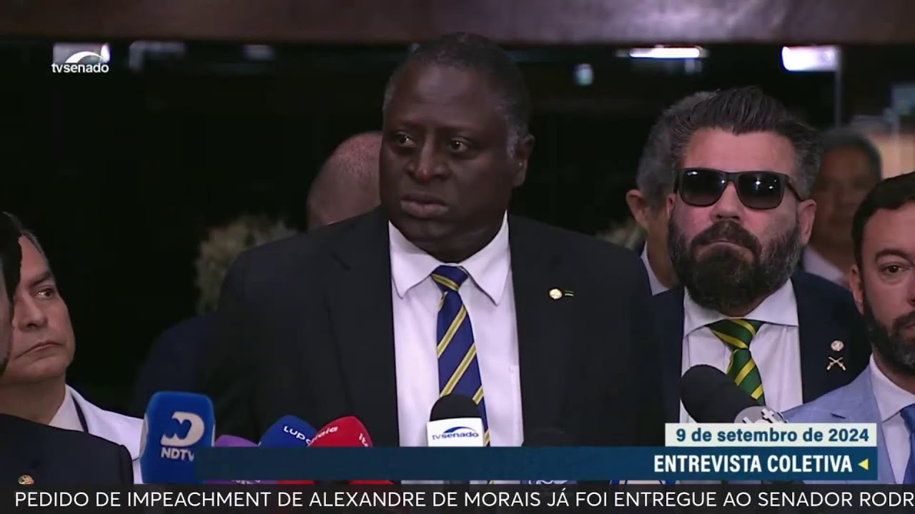 ENTREGA DO PEDIDO DE IMPEACHMENT DE ALEXANDRE DE MORAIS