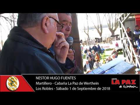 01-09-18 Nota Nestor H. Fuentes - Martillero - Cabaña La Paz de Werthein - Los Robles, La Pampa