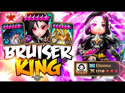 TOP LVL BRUISER COMBO with BUFFED Leona and Jager - Summoners War