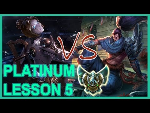 Platinum Lessons: 5 Orianna vs Yasuo - New Galio op?
