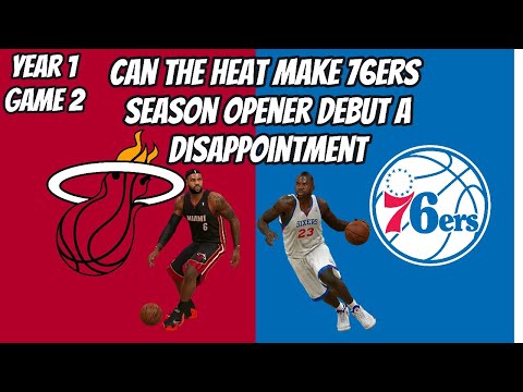 Miami Heat 3-Peat Quest!  | NBA 2K14 MyGM Season 1 - Game 2 vs 76ers