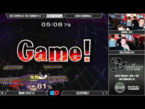 Get Smashed at the Foundry #17 - Loser Semis - MIOM|SFAT (Fox) v SilentWolf (Fox)