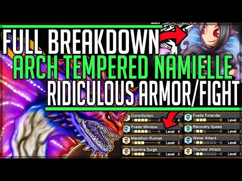 ARCH TEMPERED NAMIELLE IS INSANE - Armor/Weapon/Fight Breakdown - Monster Hunter World Iceborne!