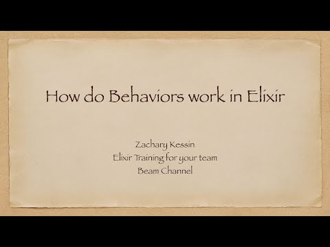 Understanding Behaviours in Elixir