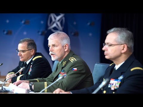 Opening remarks joint press conference - NATO Chiefs of Defence, 17 JAN 2018
